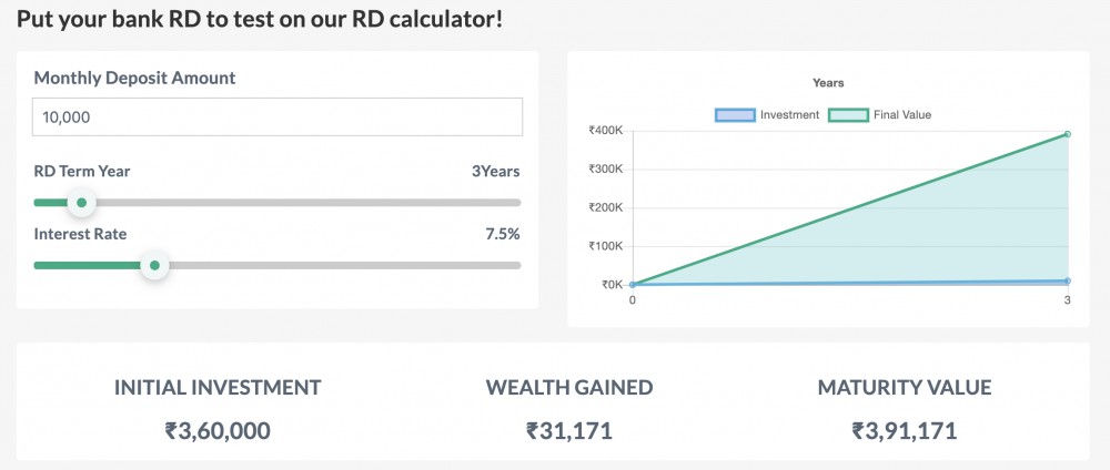 Rd Calculator RD Calculator.